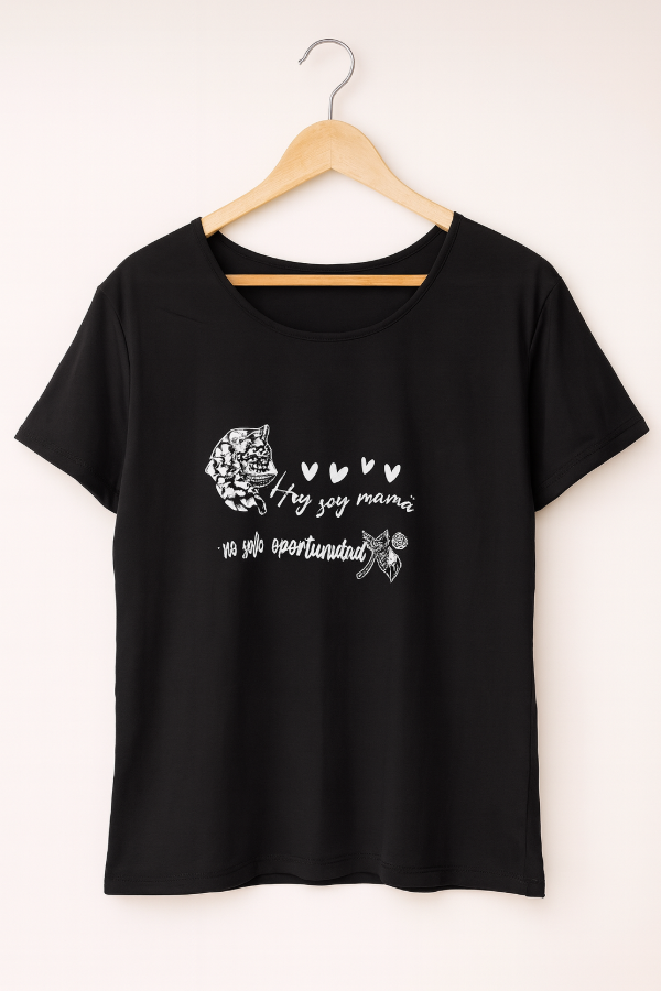 Producto - Remera Basica con Estampa Talle 7 y 8