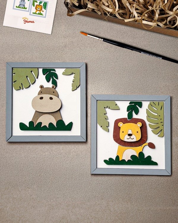 Producto - Kit 2 Cuadritos Selva