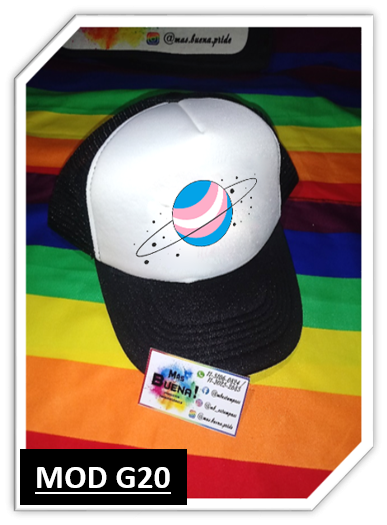 Producto - Gorra Trucker Planeta Trans Pride