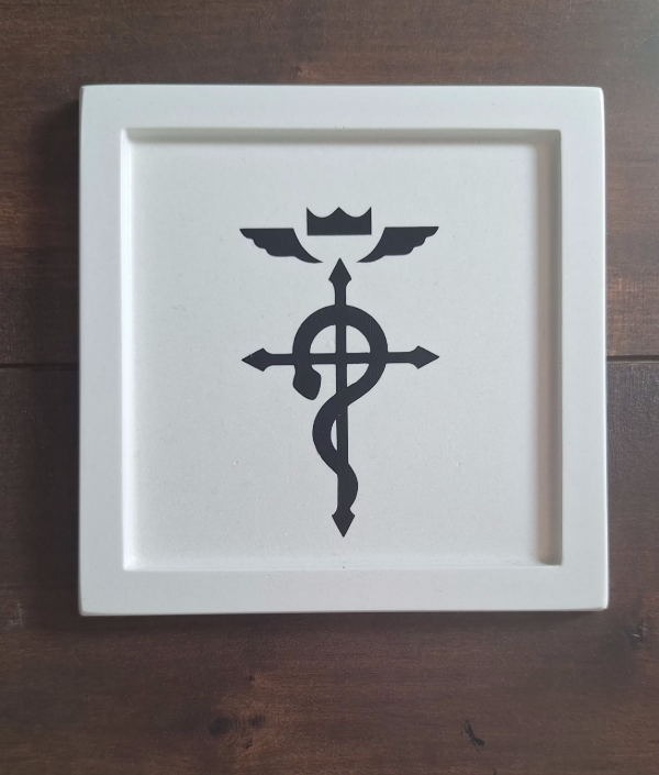 Producto - Bandeja Cuadrada Fullmetal Alchemist Cruz de Flamel