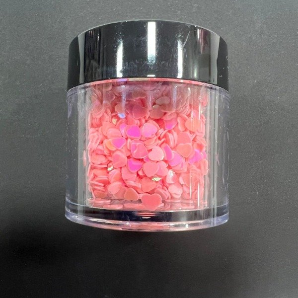 Producto - Mini Lentejuelas Corazones Rosas