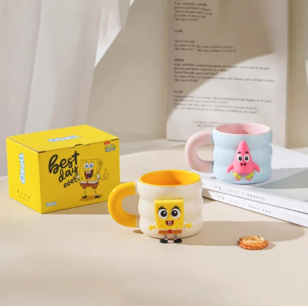 Producto - Taza importada Bob Esponja con iman