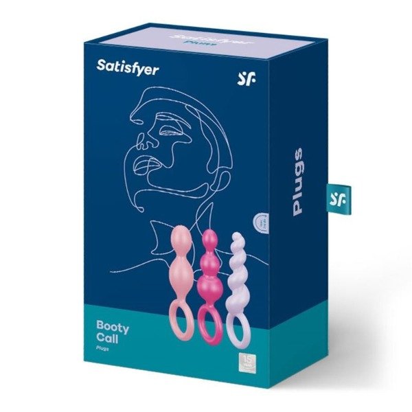 Producto - Booty Call kit de 3 dilatadores anales de colores - 0