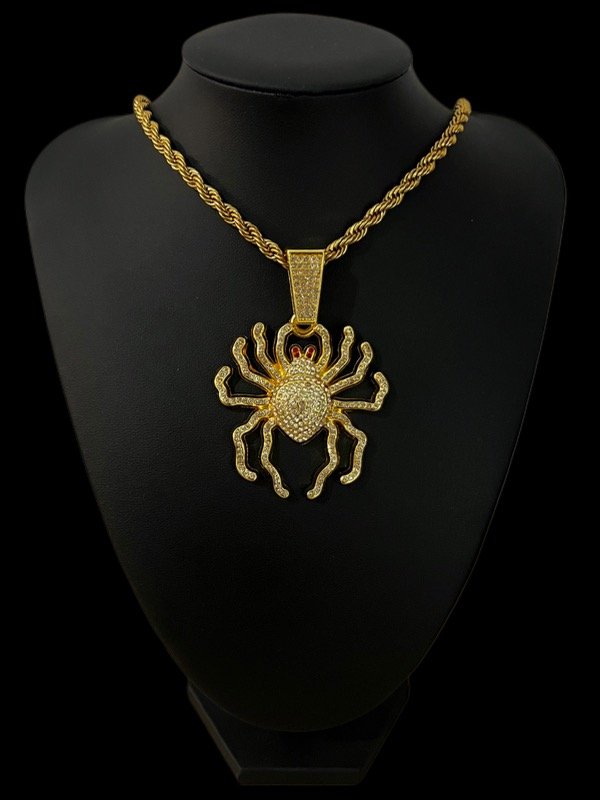Producto - DIJE ARAÑA ORO