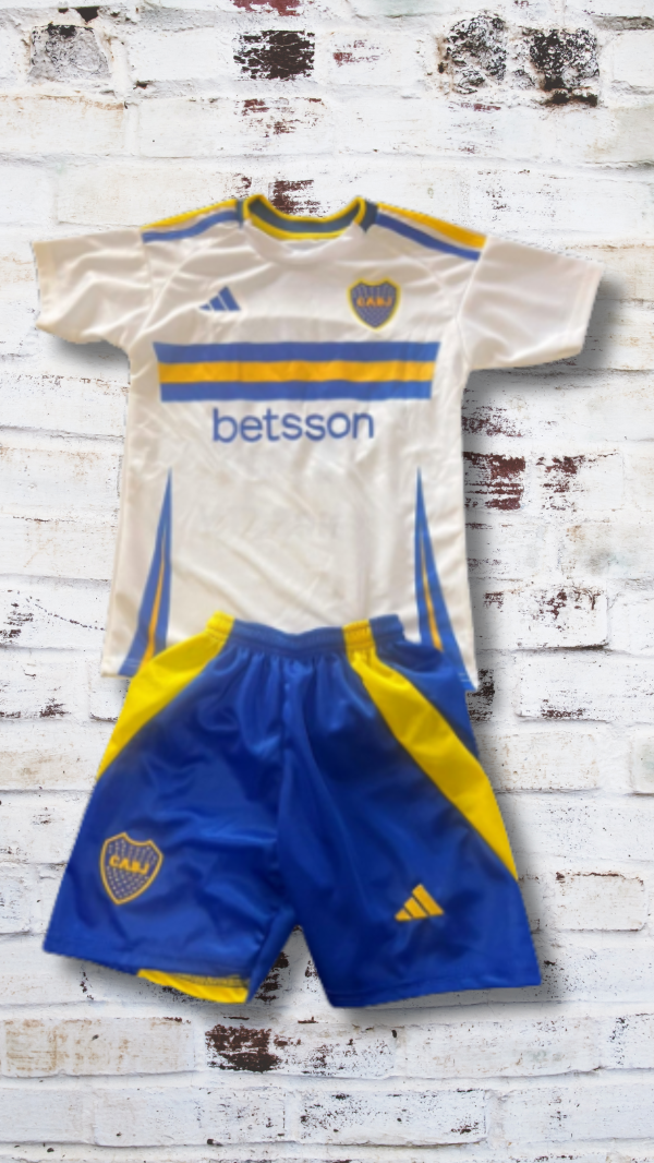 Producto - CAMISETA + SHORT DE BOCA JUNIOR SUPLENTE