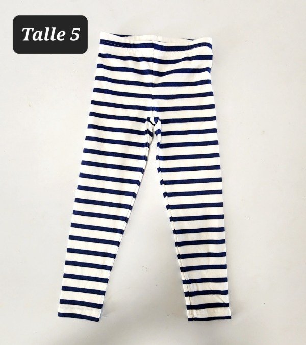 Producto - Calza carters algodon talle 5 rayada azul y blanco