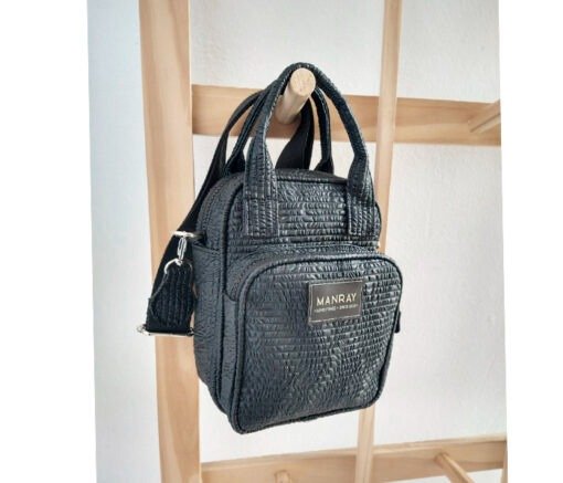 Producto - MINI BAGS PLISADO NEGRO