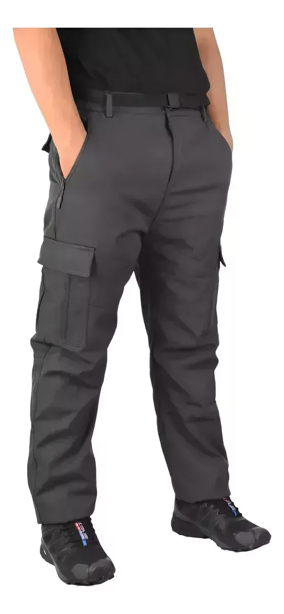 Pantalon Soft Shell Liviano Elt 8259 Gris — imagen 4