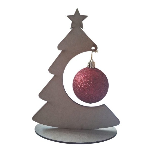 Producto - Arbol de Navidad con Bolita Roja