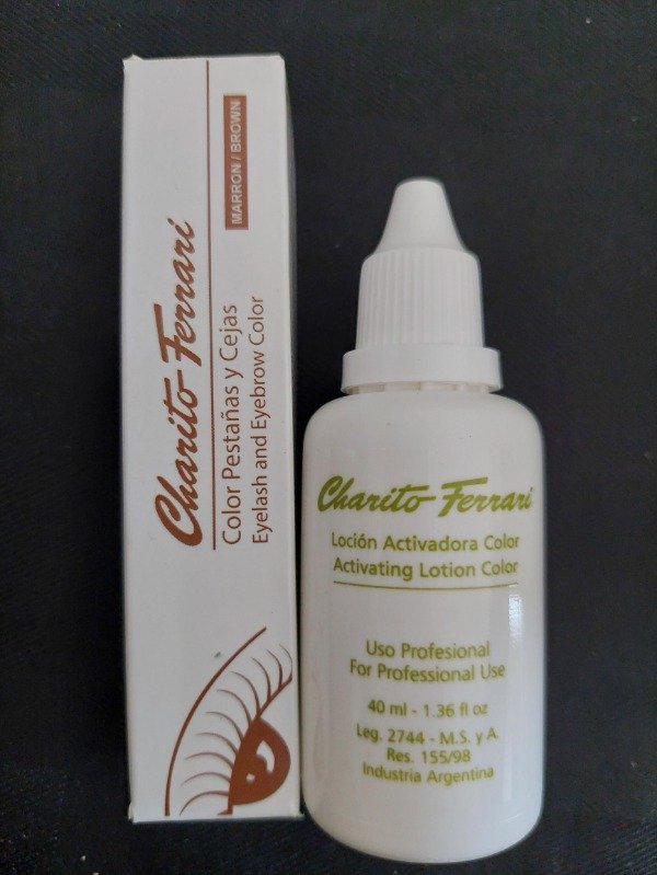 Producto - TINTE MARRÓN + LOCIÓN ACTIVADORA