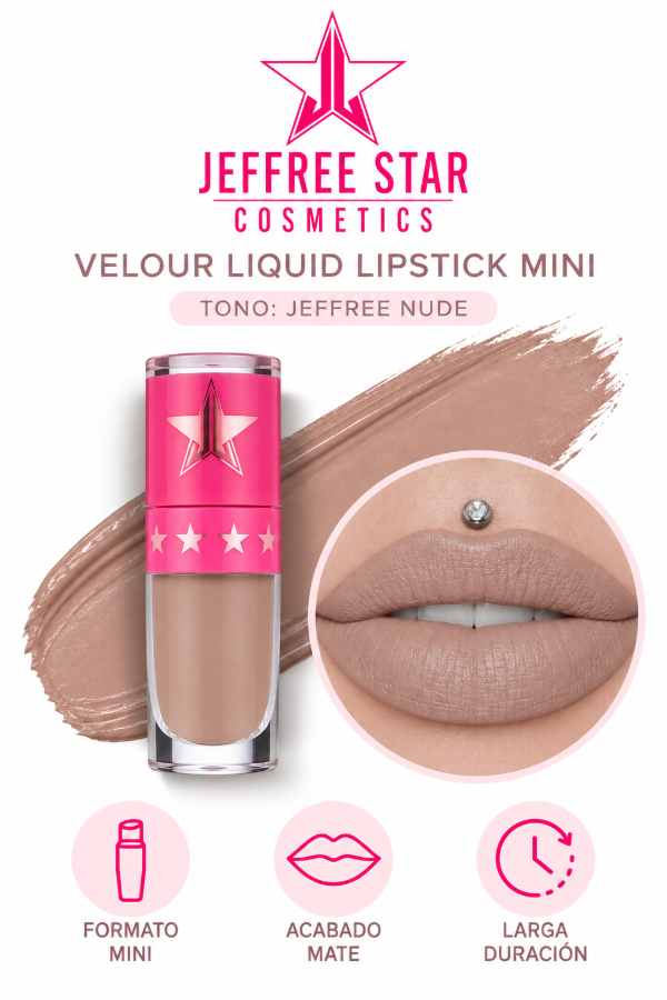 Producto - Jeffree Star - MINI velour liquid lipstick - Jeffree Nud3