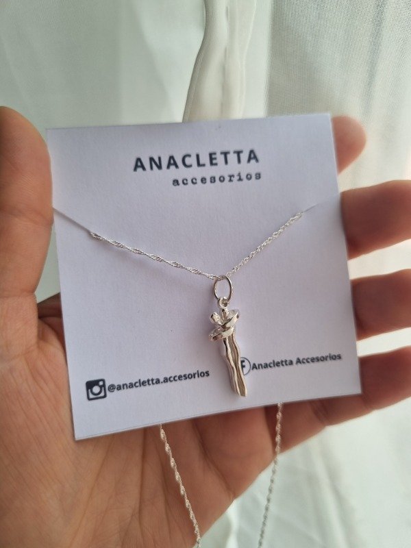 Producto - Gargantilla abrazo plata 925