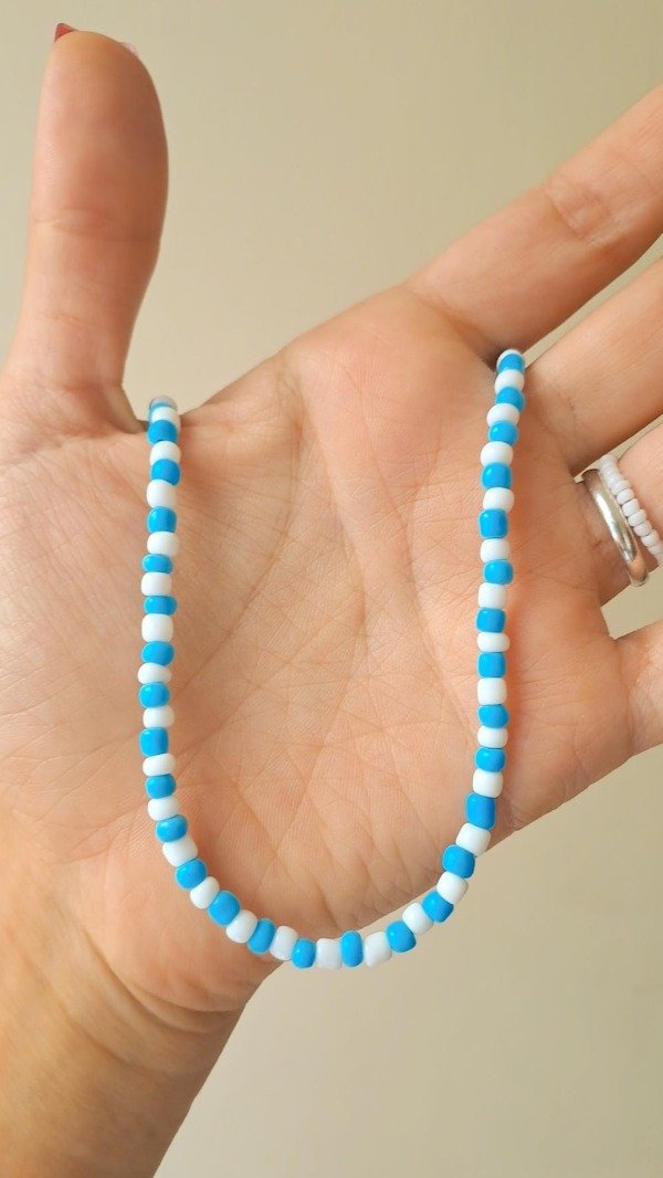 Producto - Collar Argentina Mostacillones