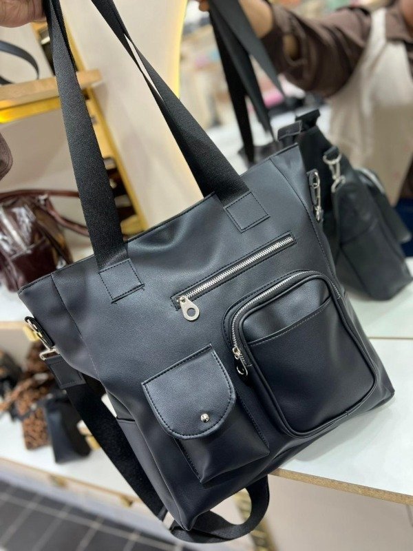 Producto - TOTE BAG EVANGELINE ECOCUERO