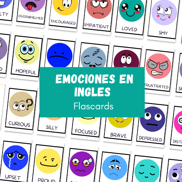 Producto - Emociones - Flashcards + Juego en ingles - FLA05