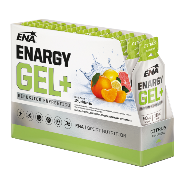 Producto - Enargy Gel ENA con Cafeína (12 unidades) sabor Citrus