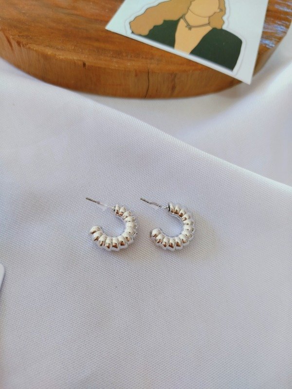 Producto - Argollas chunky textura