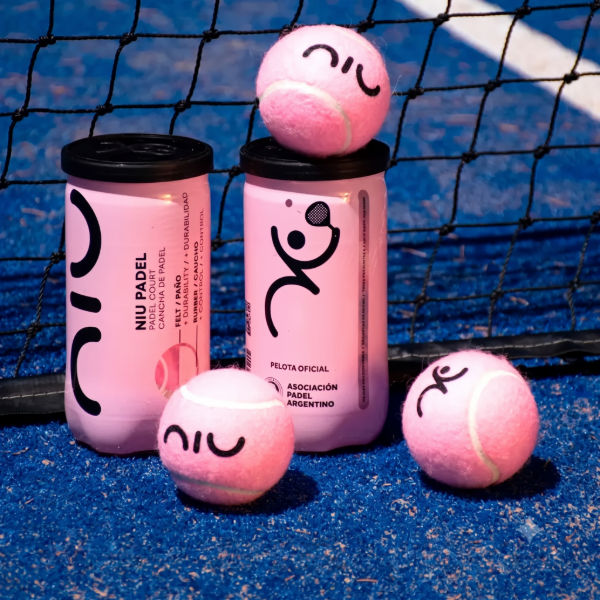 Producto - Tubo de Pelotas Rosas Niu - 1