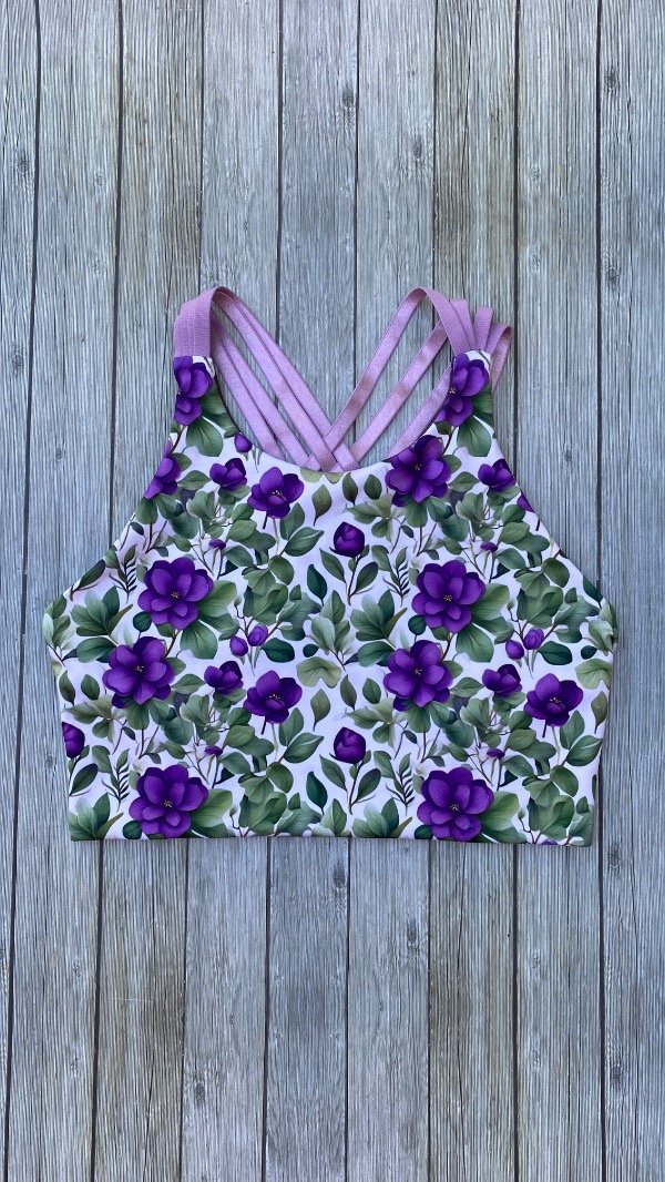 Top Casiopea reversible Colección Petunias