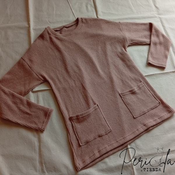 Producto - Maxi Sweater Morley con Bolsillos