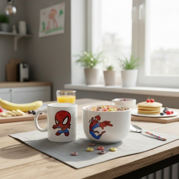 Producto - TAZA MAS CUENCO XXL CERAMICA ARTESANAL VARIOS PERSONAJES EN CAJA - 6