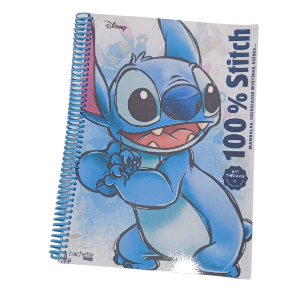 Producto - Libro antiestres para pintar Disney Stitch