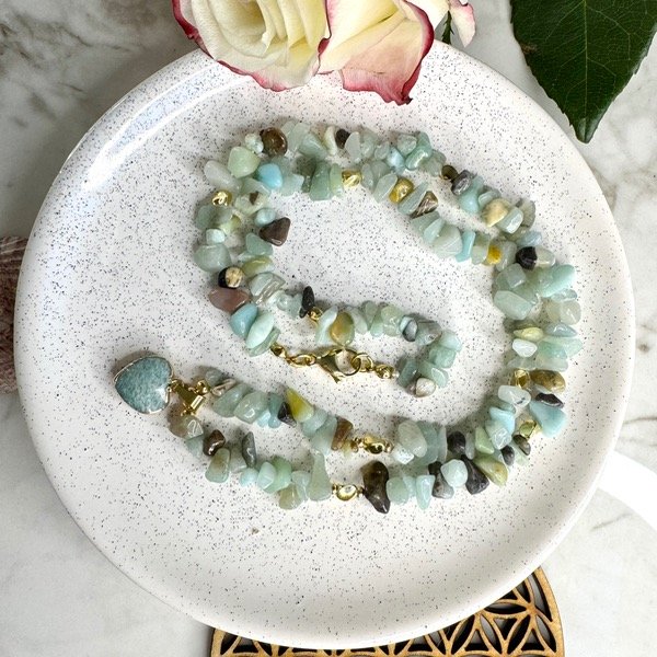 Producto - Collar escallas Amazonita