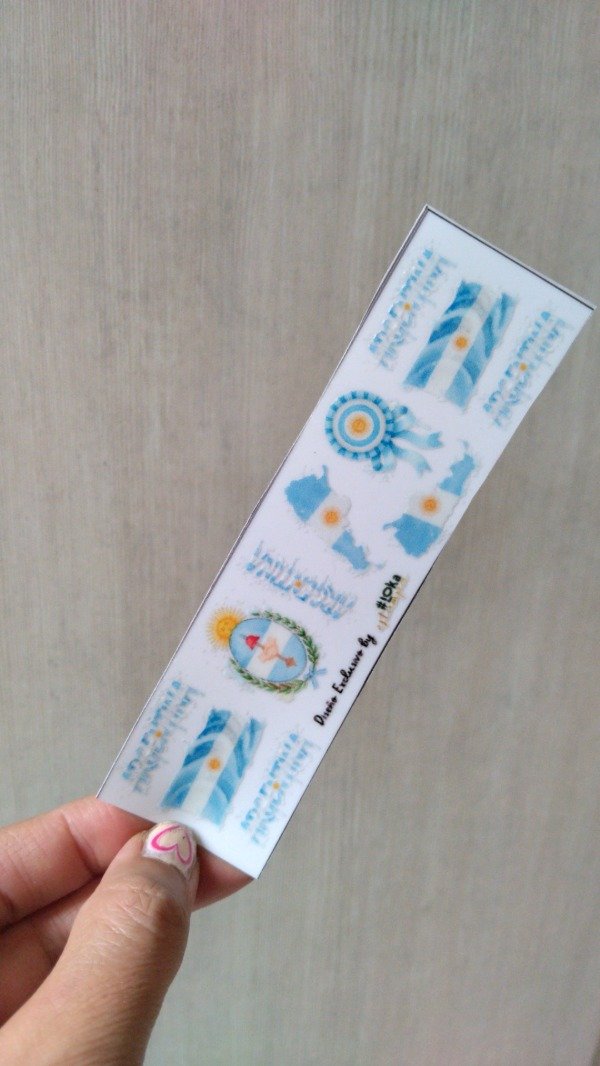 Producto - UV Tiritas 4x14cm Argentina #9 Diseño exclusivo by #Loka Estampa