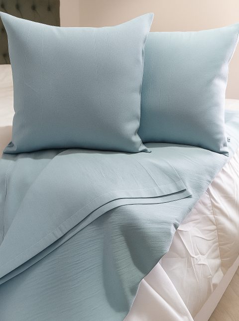Producto - Set 2 Almohadones 40x40 + Pie de Cama 2x85 Aqua - 1