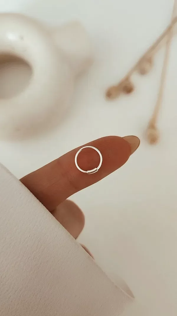 Producto - Argolla 1cm lisa tub unidad P925