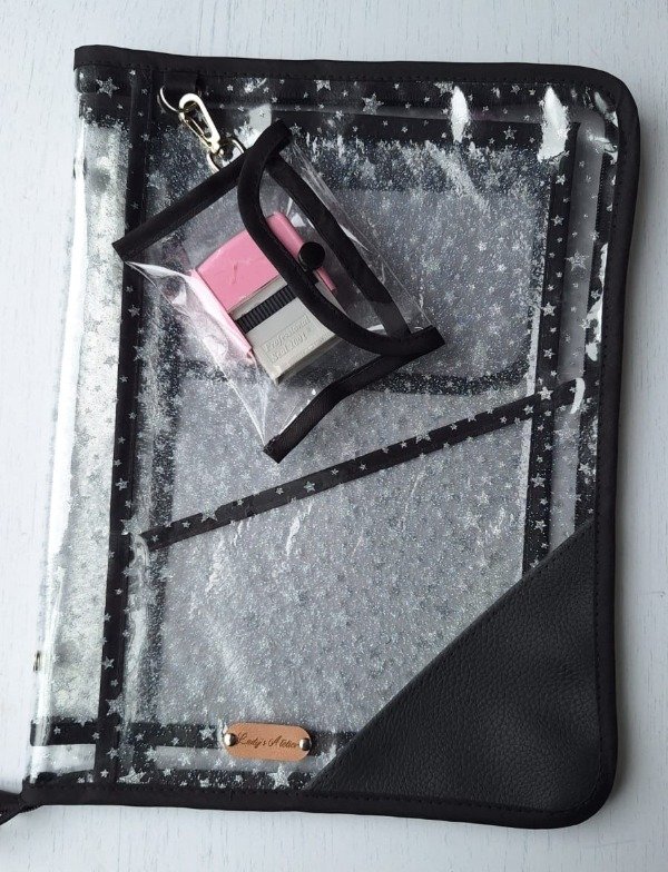 Producto - Organizador Juana A4 y estuche para sello + planeer o libreta. Especial maestra
