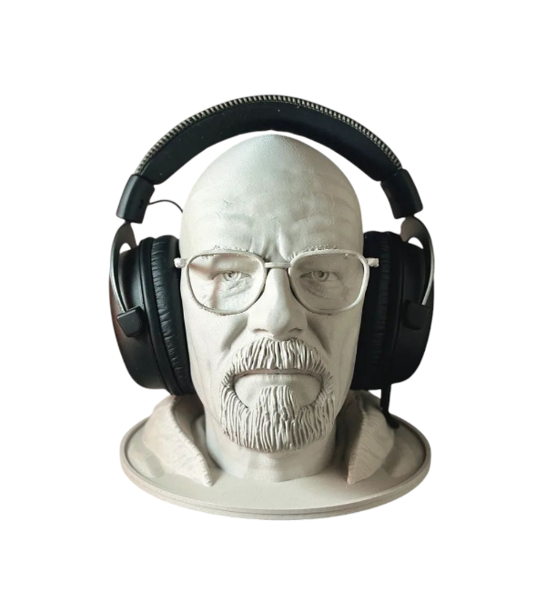 Producto - Porta Auriculares Breaking Bad Heisenber Cabeza Walter White