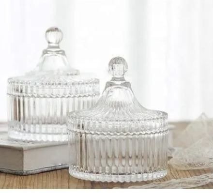 Producto - Mini recipiente de vidrio con tapa