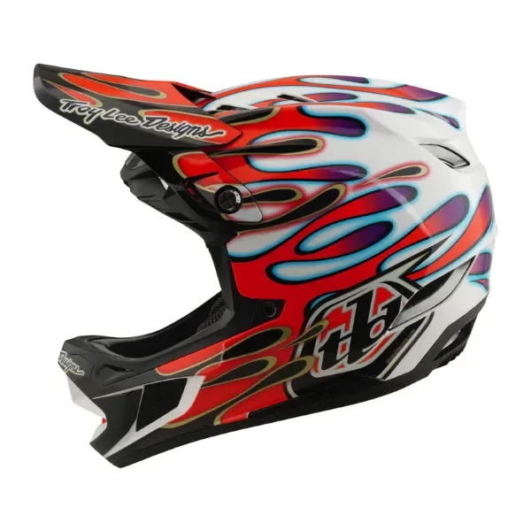 Producto - Casco compuesto D4 Sobresalpicado Blanco / Rojo E600