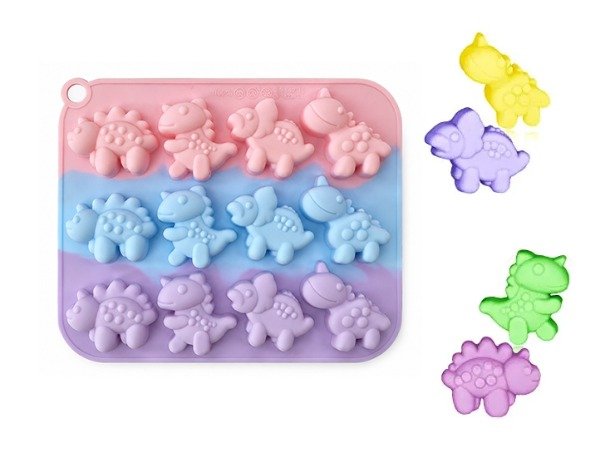 Producto - Molde silicona dinosaurios 5cm aprox - 0
