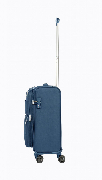 Producto - Valija 20" 4 ruedas tela Elf 3400/20 Negra/Azul - 3