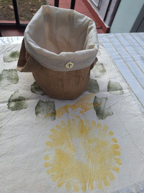 Producto - Cesto multiuso con manija y dije cruz - 2