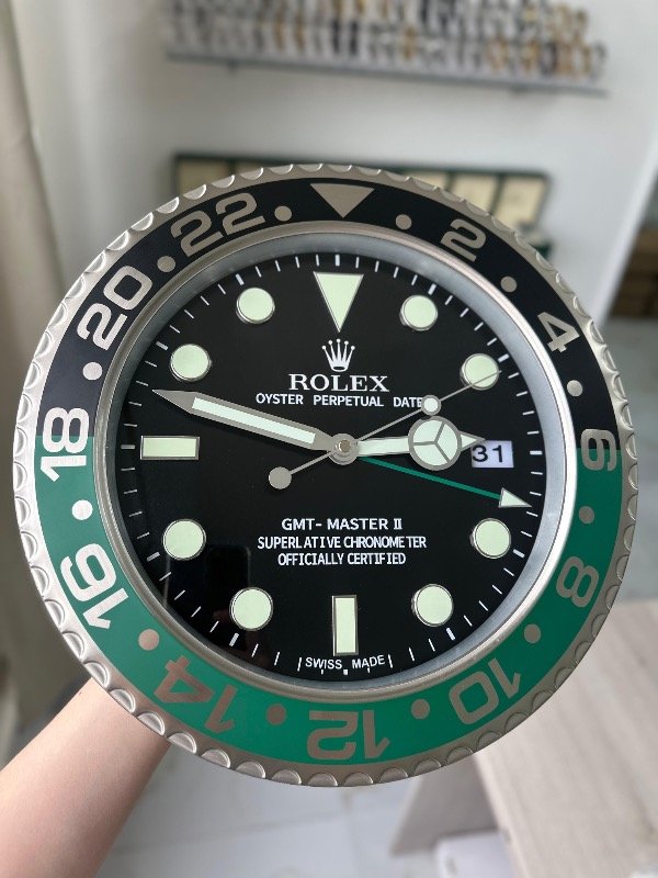 Producto - Reloj de Pared Rolex GMT Master II Black Green Automatico