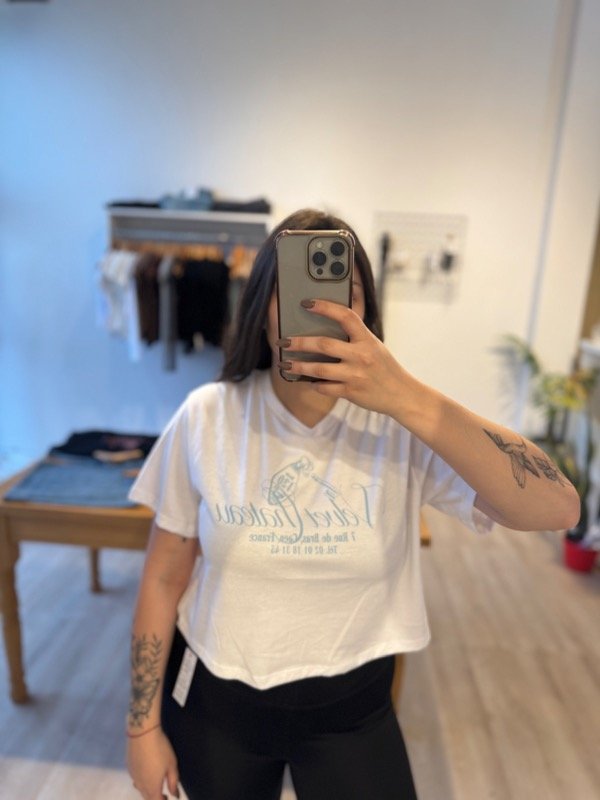 Producto - Remera over corta
