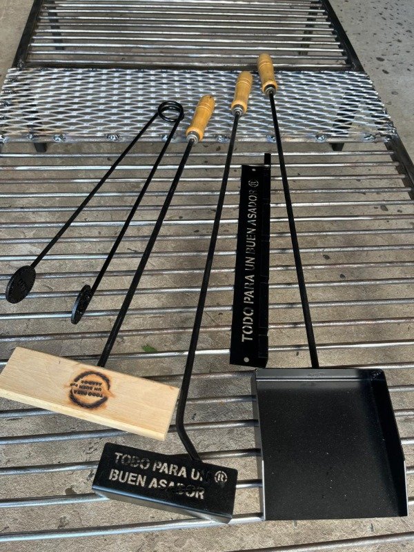 Producto - KIT parrillero completo 5 accesorios