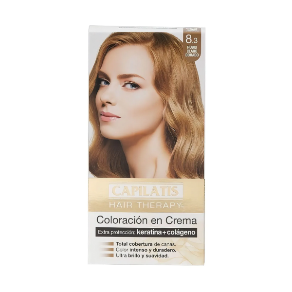 Producto - TINTURA CAPILATIS 8.3 RUBIO CLARO DORADO