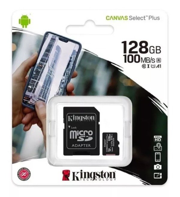 Producto - MEMORIA MICRO SD 128GB KINGSTON ORIGINAL CLASE 10 [ONLINE]
