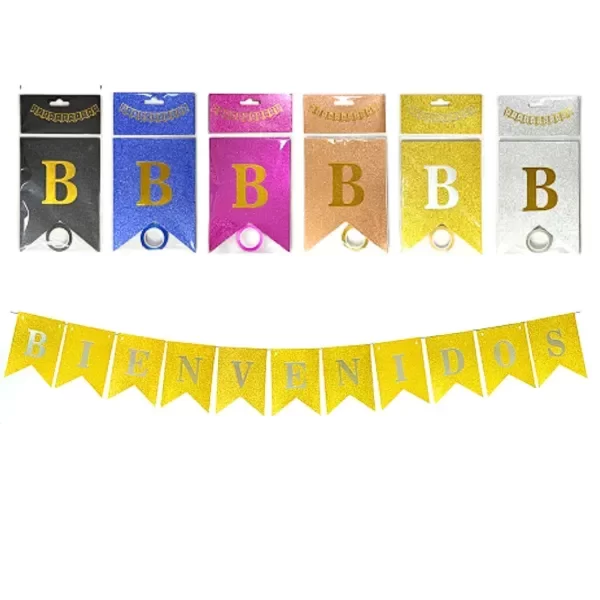 Producto - Banderines Bienvenidos Gibre