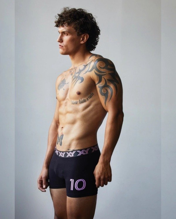 Producto - BOXER XY ALG-LYCRA MESSI INTER MIAMI NEGRO