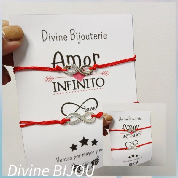Producto - Pulsera roja infinitos
