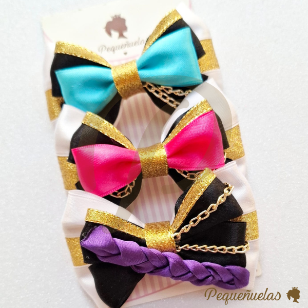 Producto - Set x 3 Moños Guerreras kpop