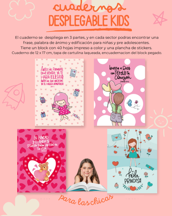 Producto - Cuadernos desplegables kids