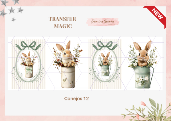Producto - Transfer magic - Conejos 12