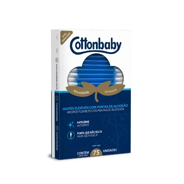 Producto - HISOPOS COTTONBABY CAJA X 75UNI