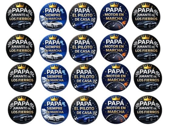Producto - LAMINA COMESTIBLE FELIZ DIA PAPA 47 - 2